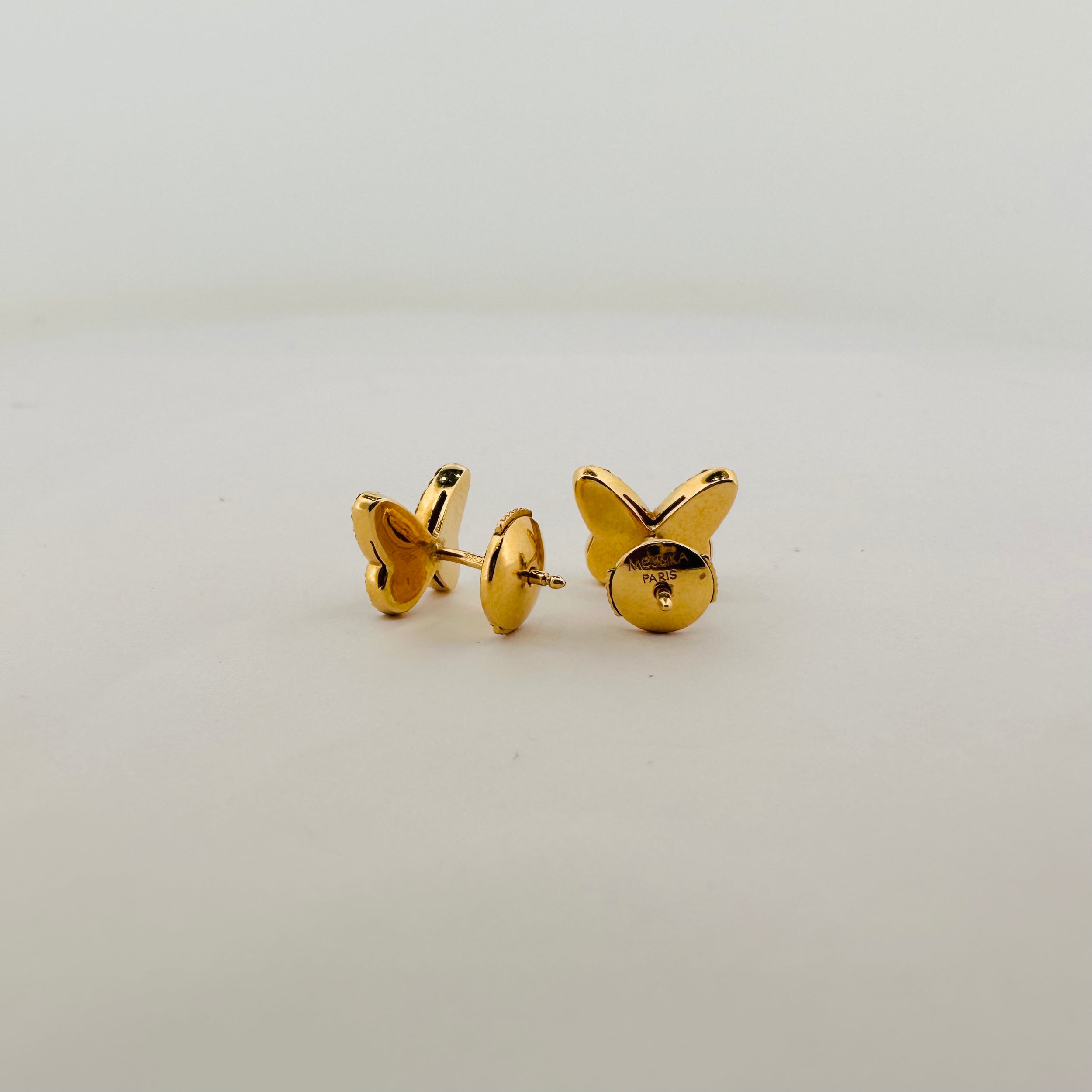 Boucles d'oreilles MESSIKA en or jaune et diamants