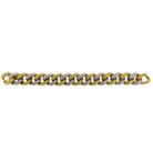 Bracelet souple VAN CLEEF & ARPELS en or jaune et or blanc