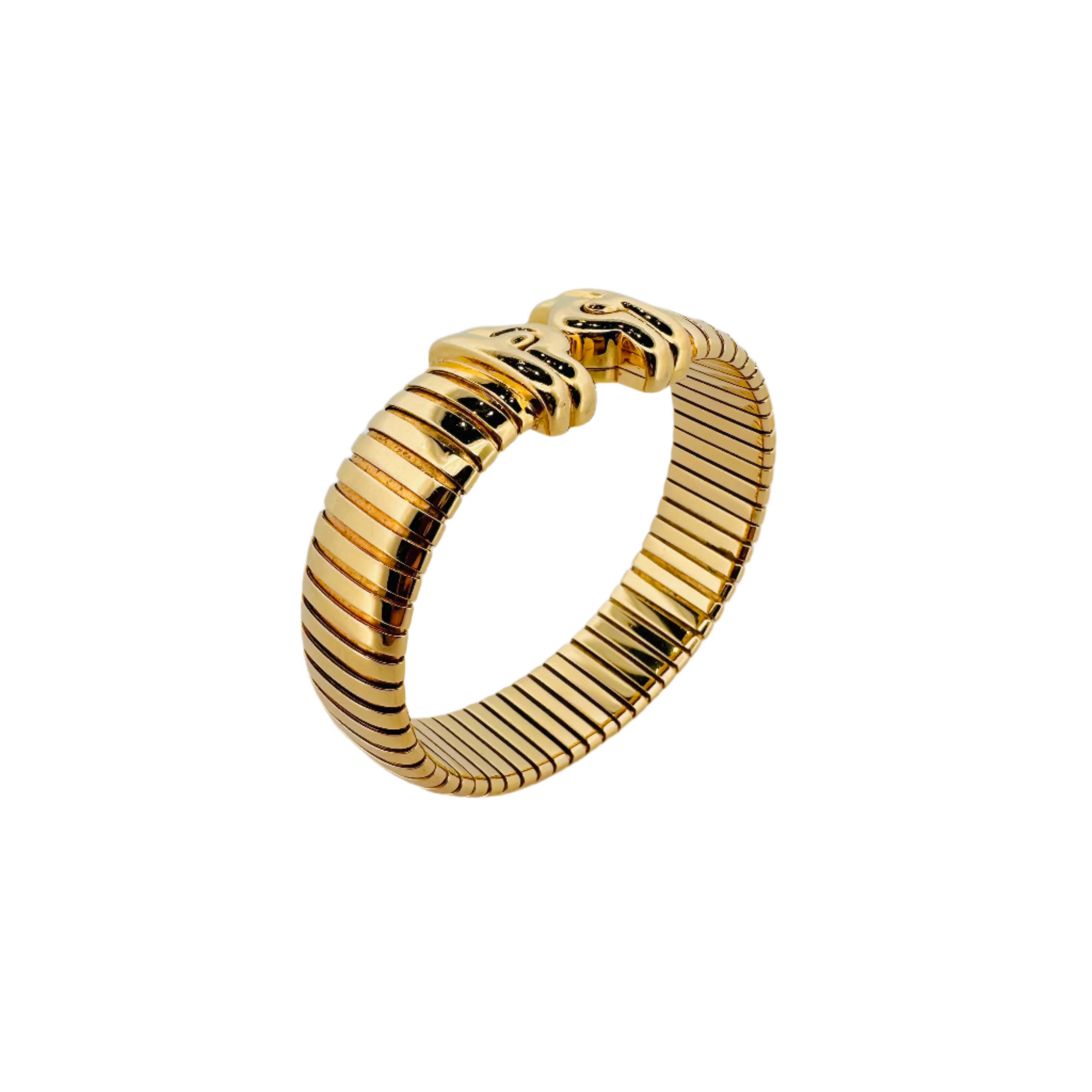 BULGARI “Parentesi” jonc bracelet in yellow gold