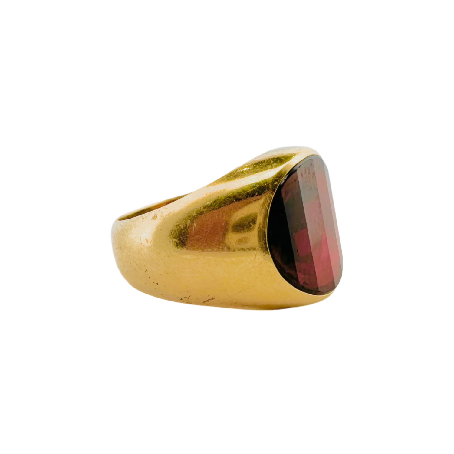 Bague POMELLATO en or jaune et grenat
