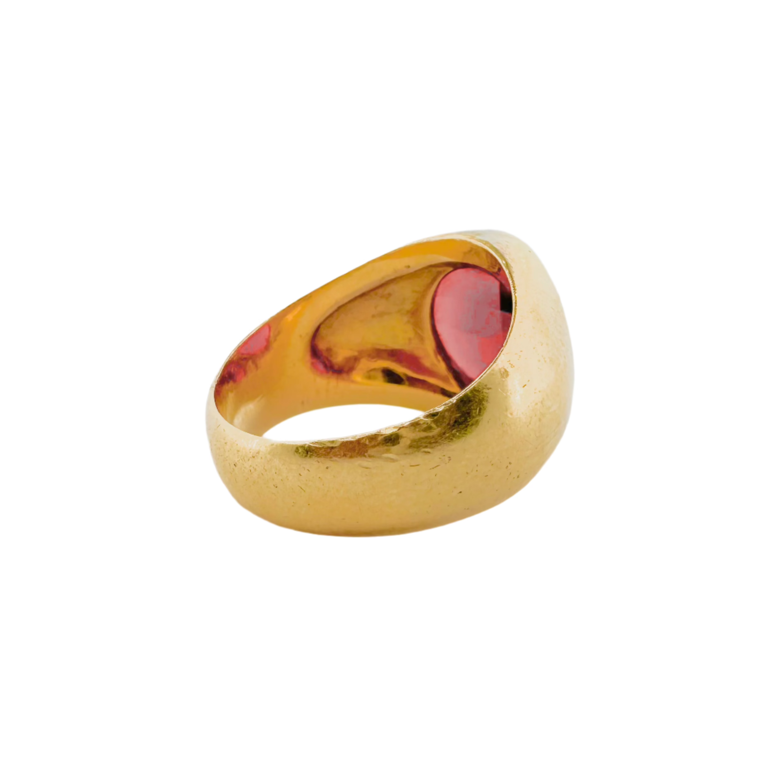POMELLATO ring in yellow gold and garnet