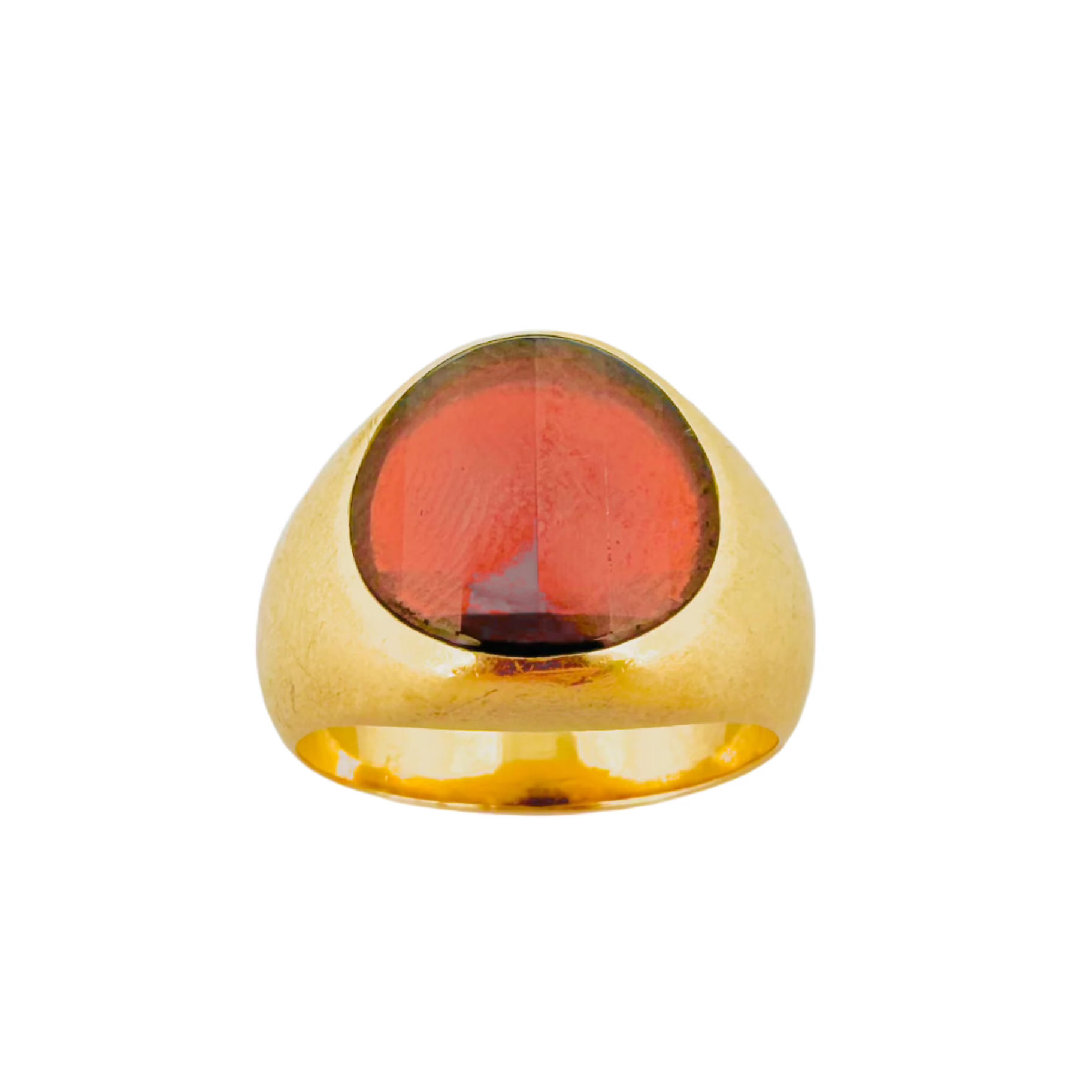 Bague POMELLATO en or jaune et grenat