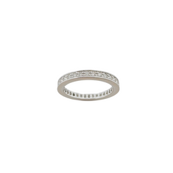 Bague Alliance MAUBOUSSIN en or blanc et diamants