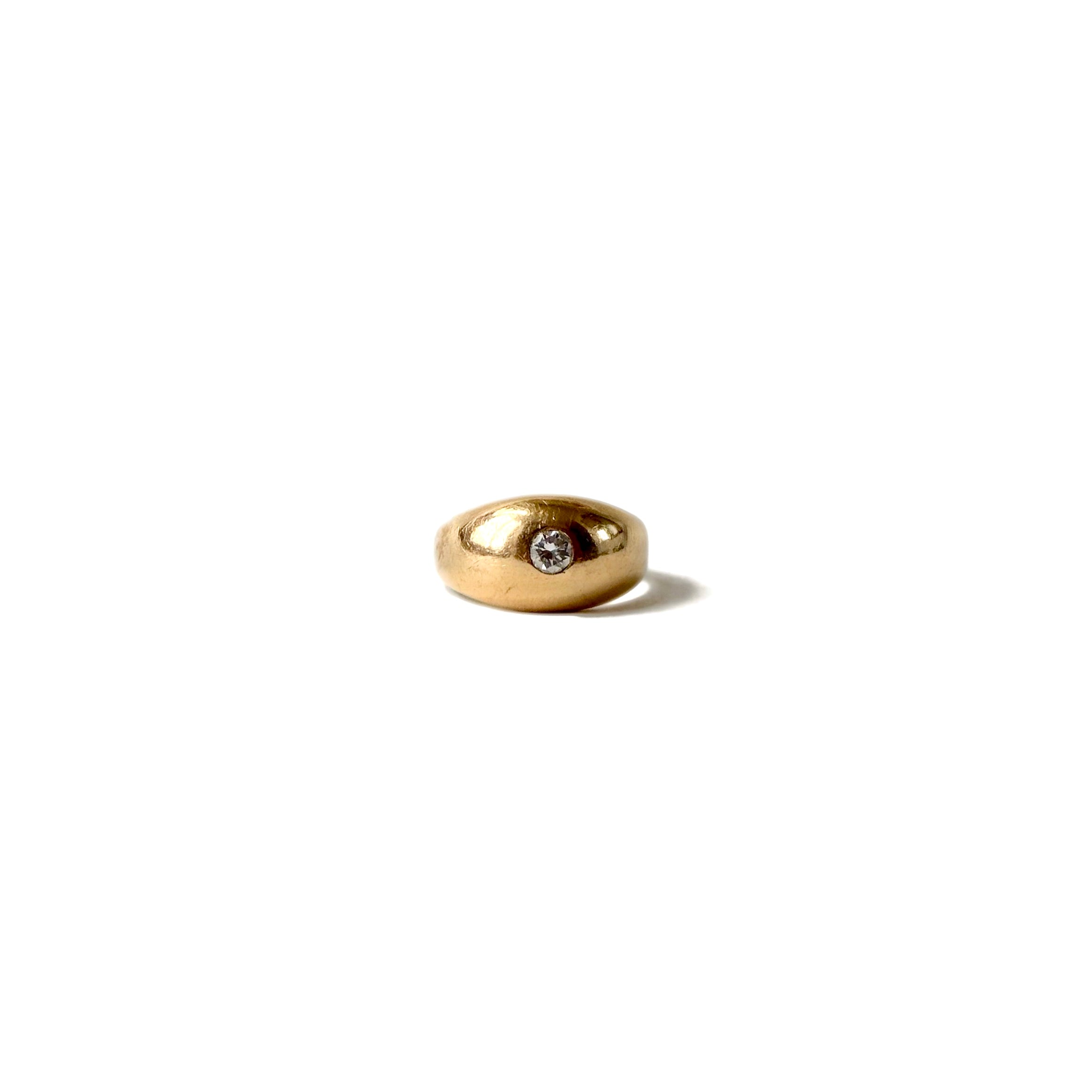 Bague jonc diamant