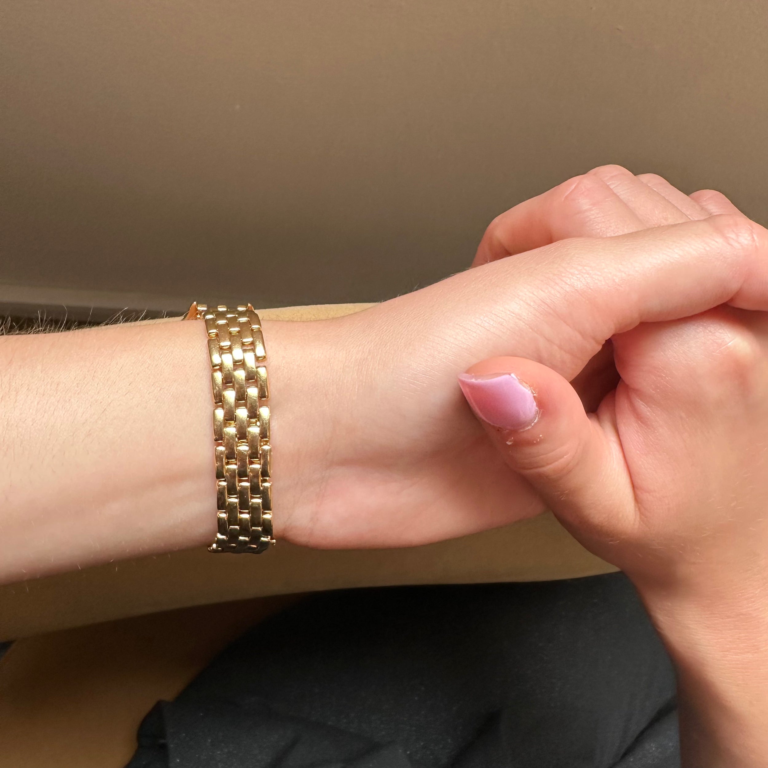 CARTIER “Panthère” watch in yellow gold 