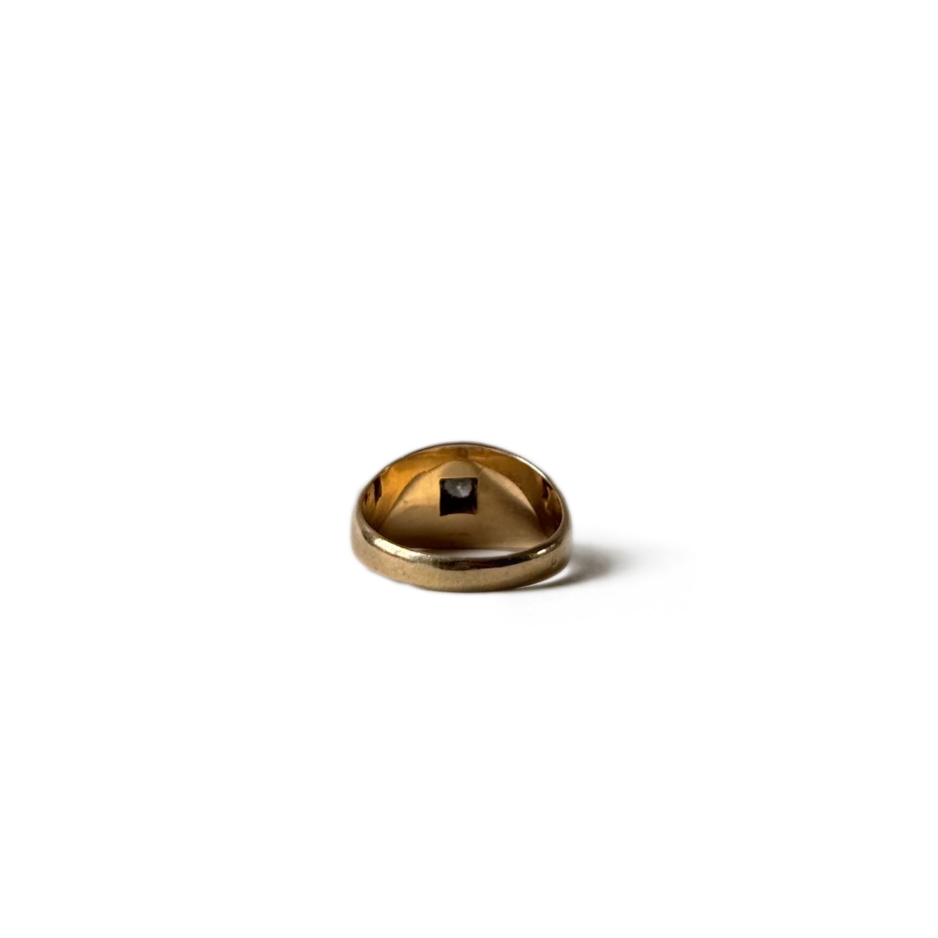 Bague jonc diamant