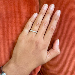 Bague Alliance MAUBOUSSIN en or blanc et diamants