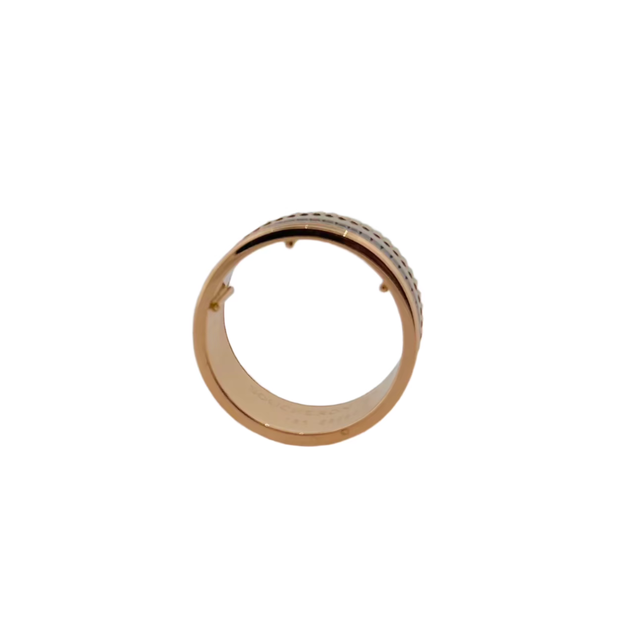 Bague BOUCHERON Quatre en or jaune, or blanc et or rose.
