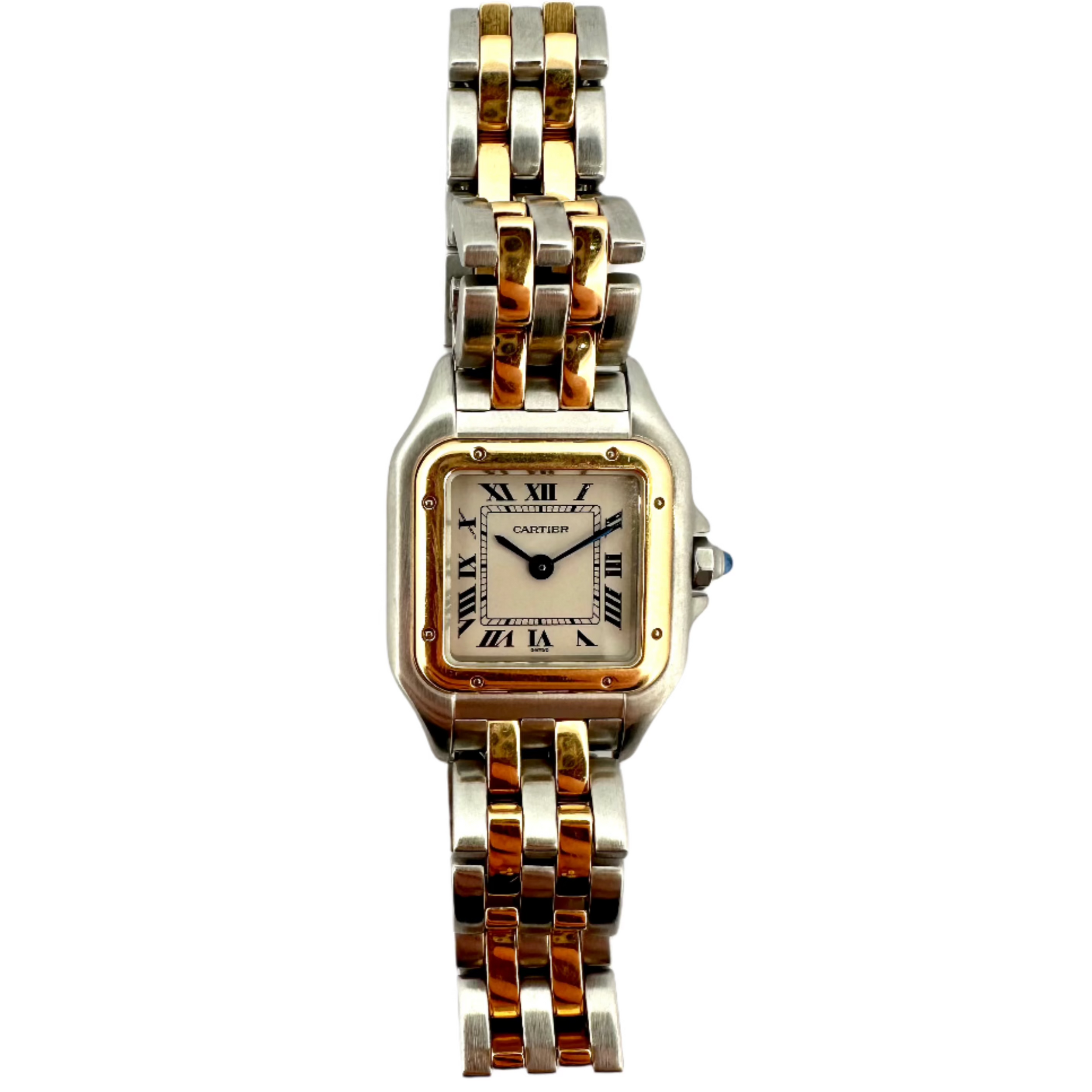 Montre CARTIER Panthère en or jaune et acier