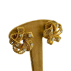 Parure HERMÈS en or jaune et diamants