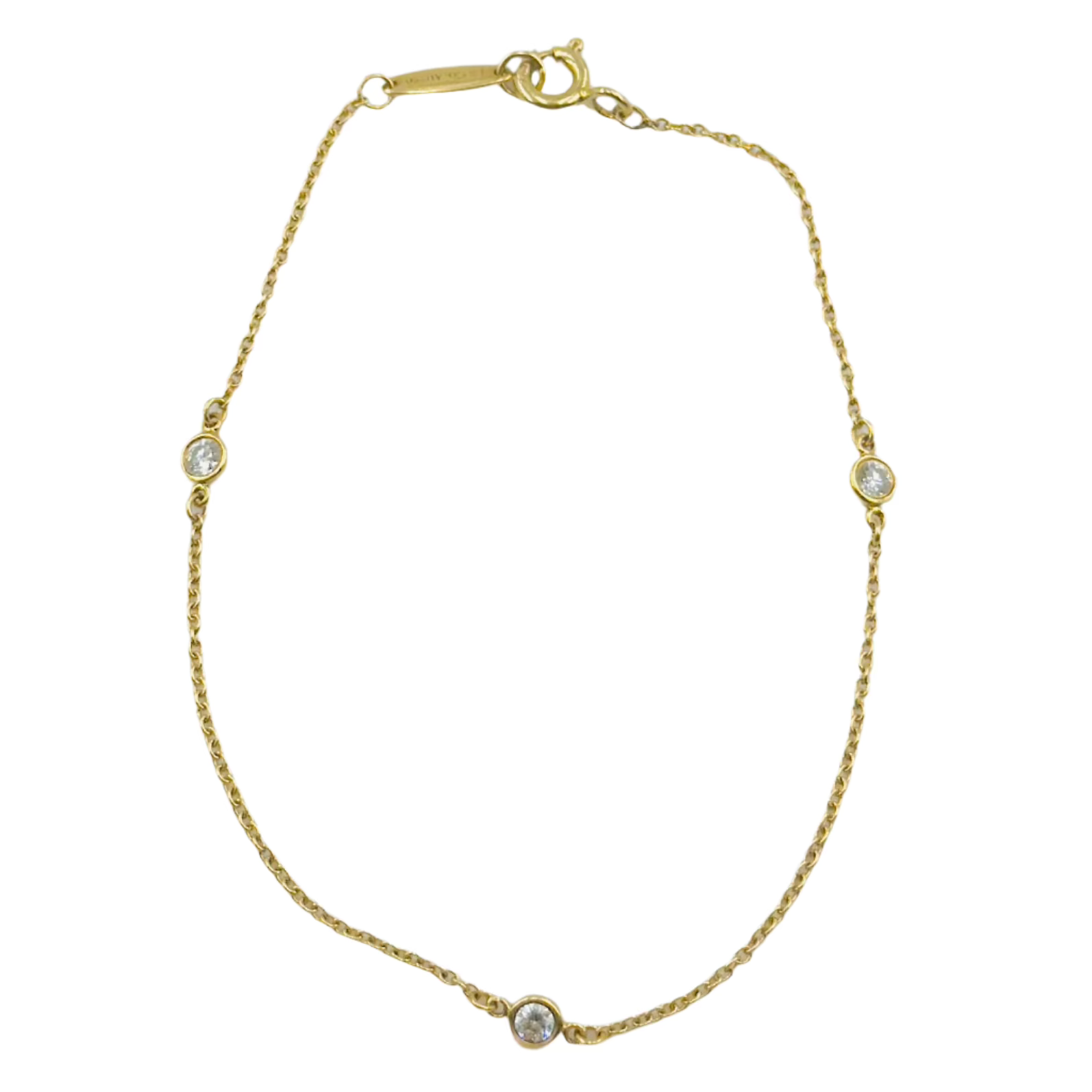 Bracelet TIFFANY & CO en or jaune et diamants