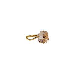 Bague DIOR "Oui" en or rose, morganite et diamants