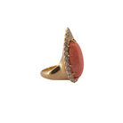 Bague VAN CLEEF & ARPELS en or jaune et corail - Castafiore