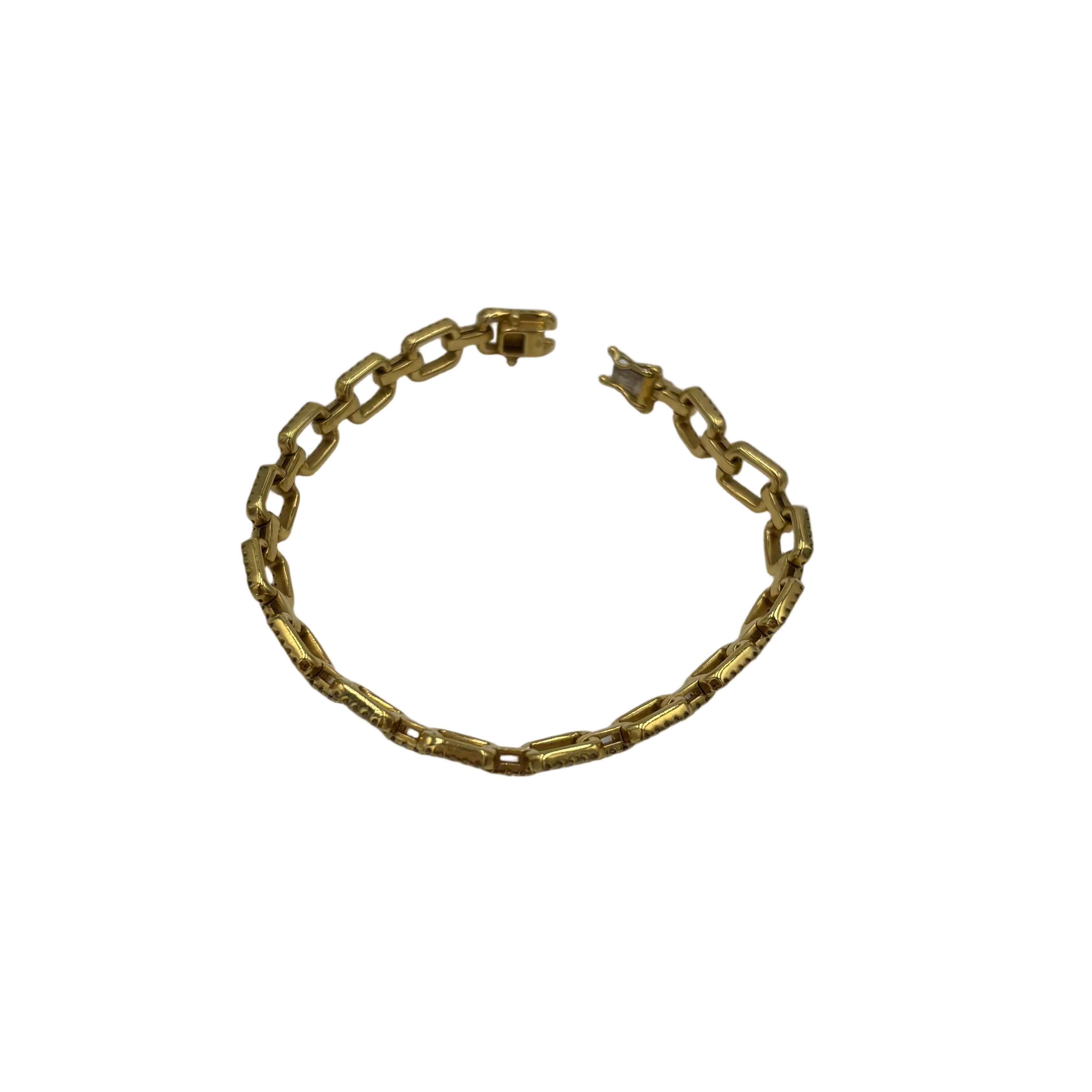 Bracelet Maille PADANI en or jaune et diamants