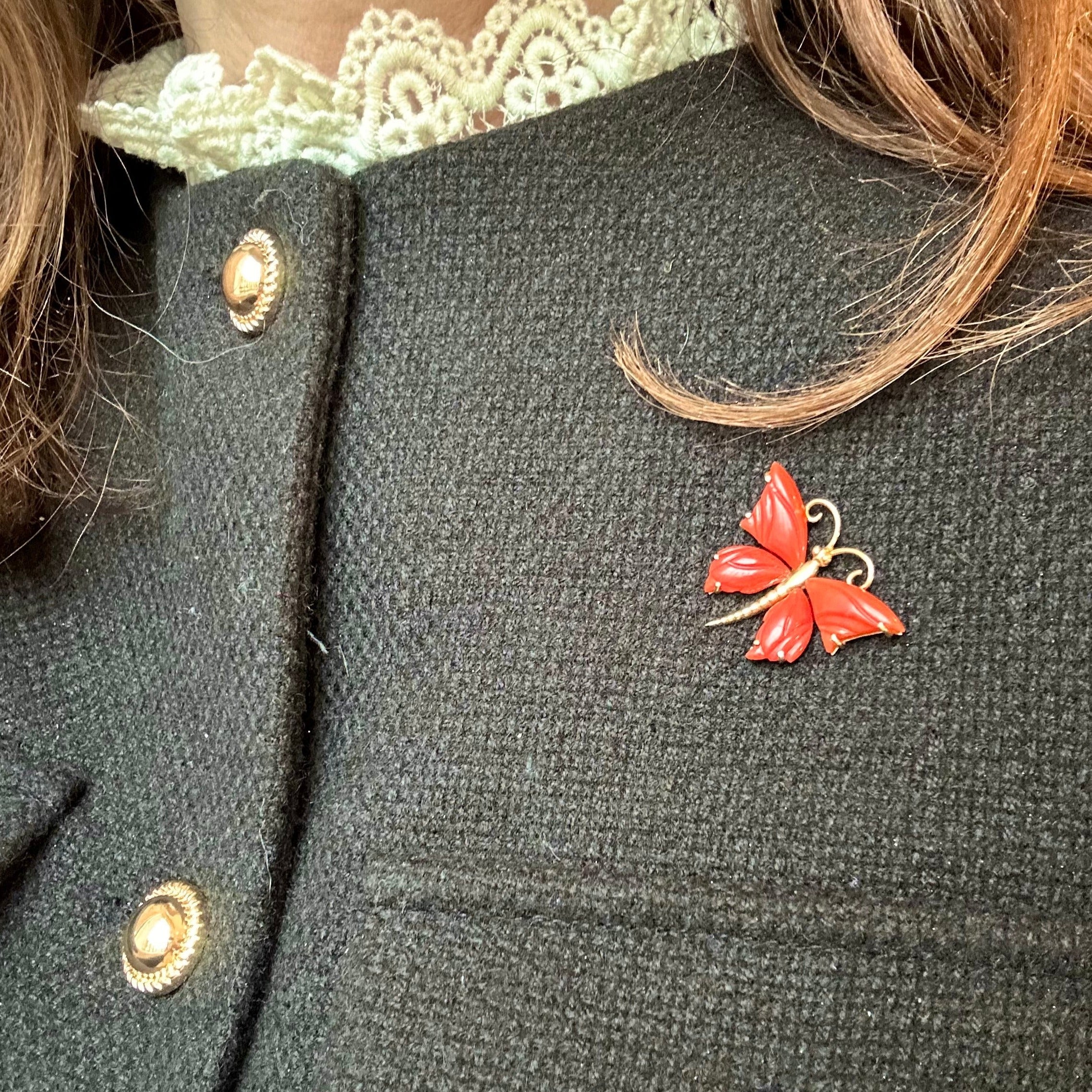 Broche papillon
