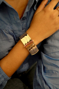 Bracelet Ceinture en or jaune et rubis