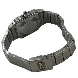 Montre CARTIER Santos PM en or jaune et acier