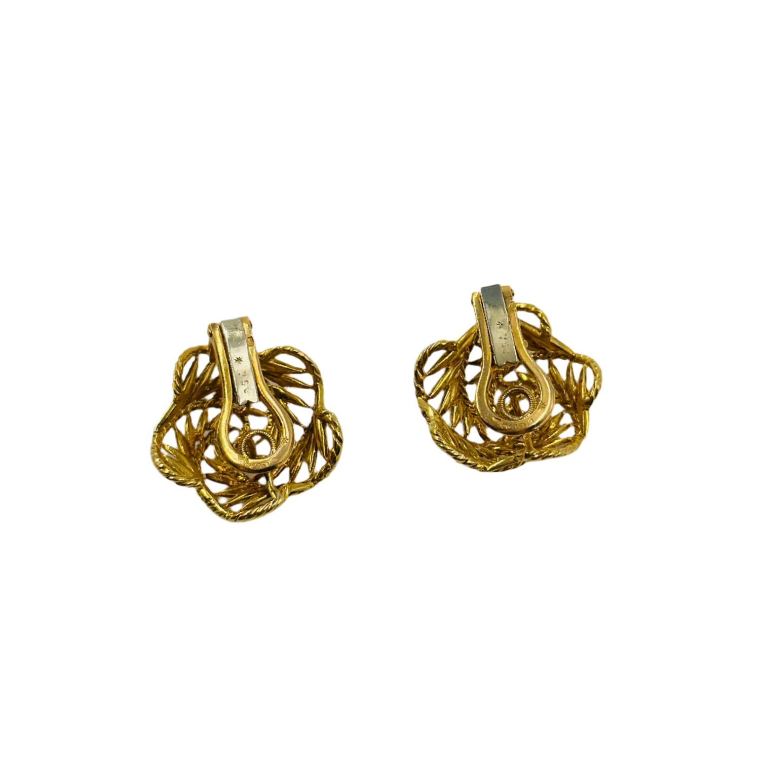 Boucles d'oreilles en or jaune
