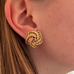 Boucles d'oreilles en or jaune