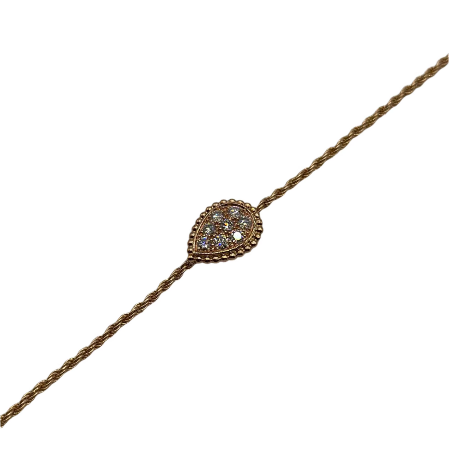 Bracelet BOUCHERON Serpent Bohème S en or rose et diamants