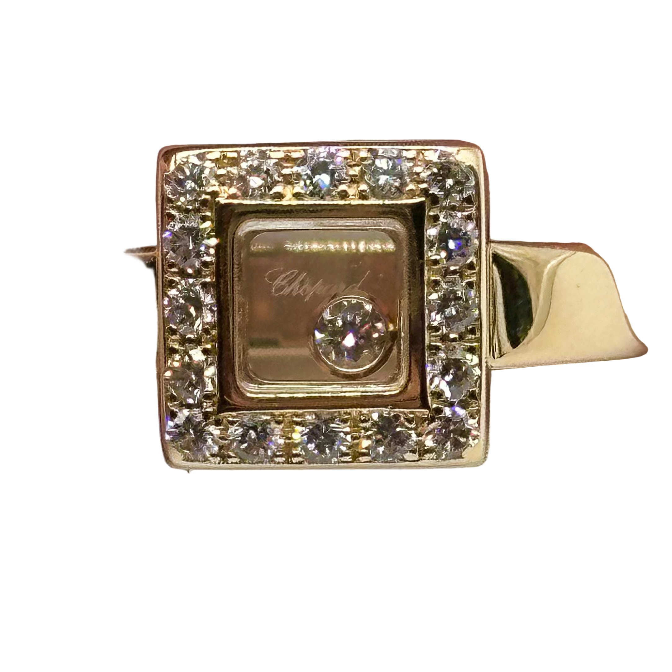 Ring CHOPARD "Happy Diamonds" in yellow gold