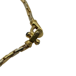 Collier Maille en or jaune et or blanc