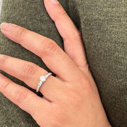 TIFFANY & CO “Setting” Solitaire ring in platinum and diamonds