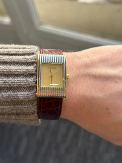 Montre BOUCHERON "Reflet" en or jaune et acier