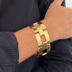 Bracelet Manchette en or jaune