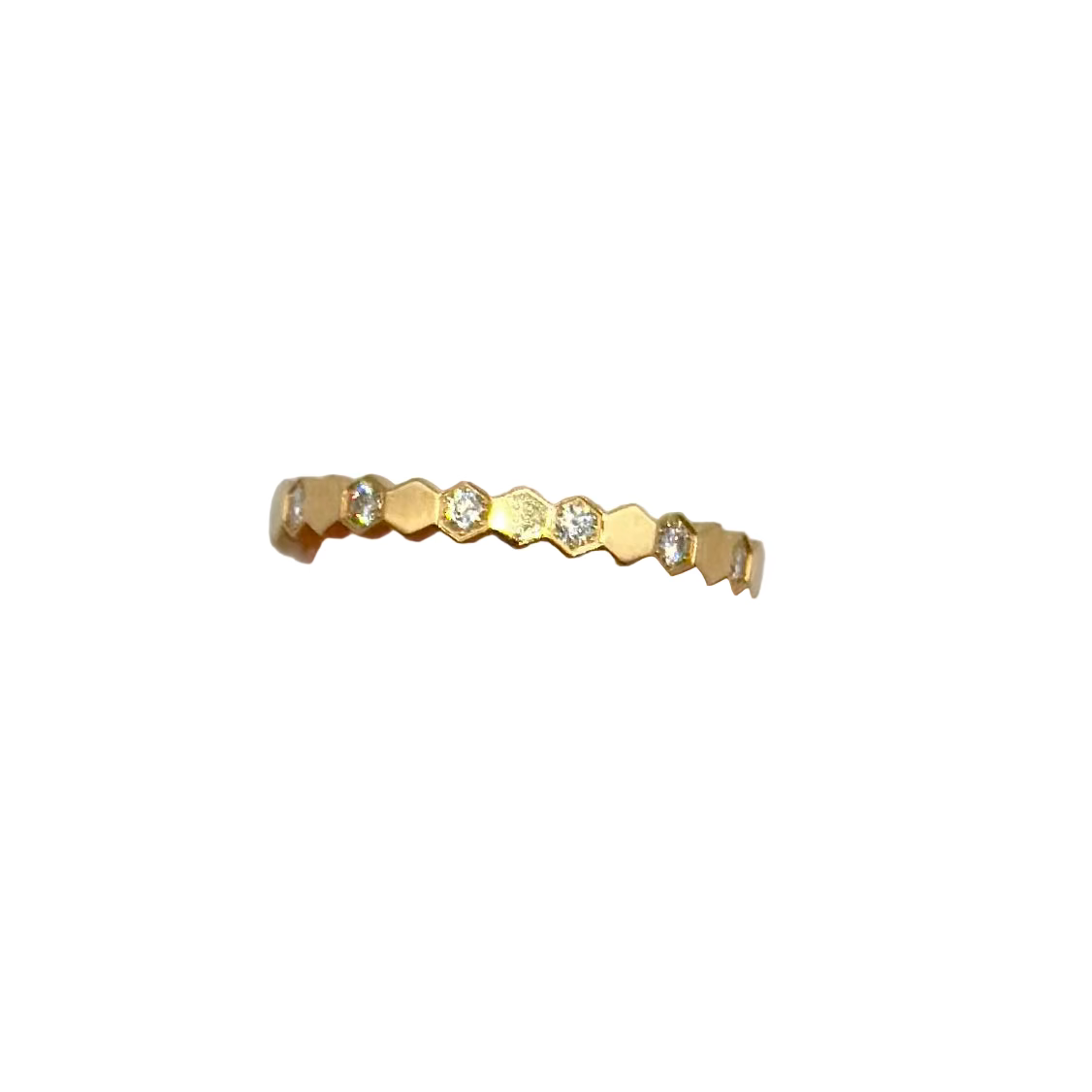 Bague Alliance CHAUMET Bee my love en or rose et diamants