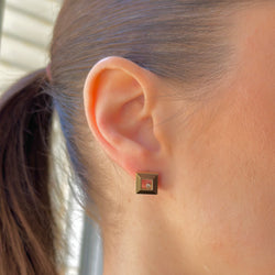 CHOPARD “Happy Diamonds Icons” earrings in yellow gold and diamonds