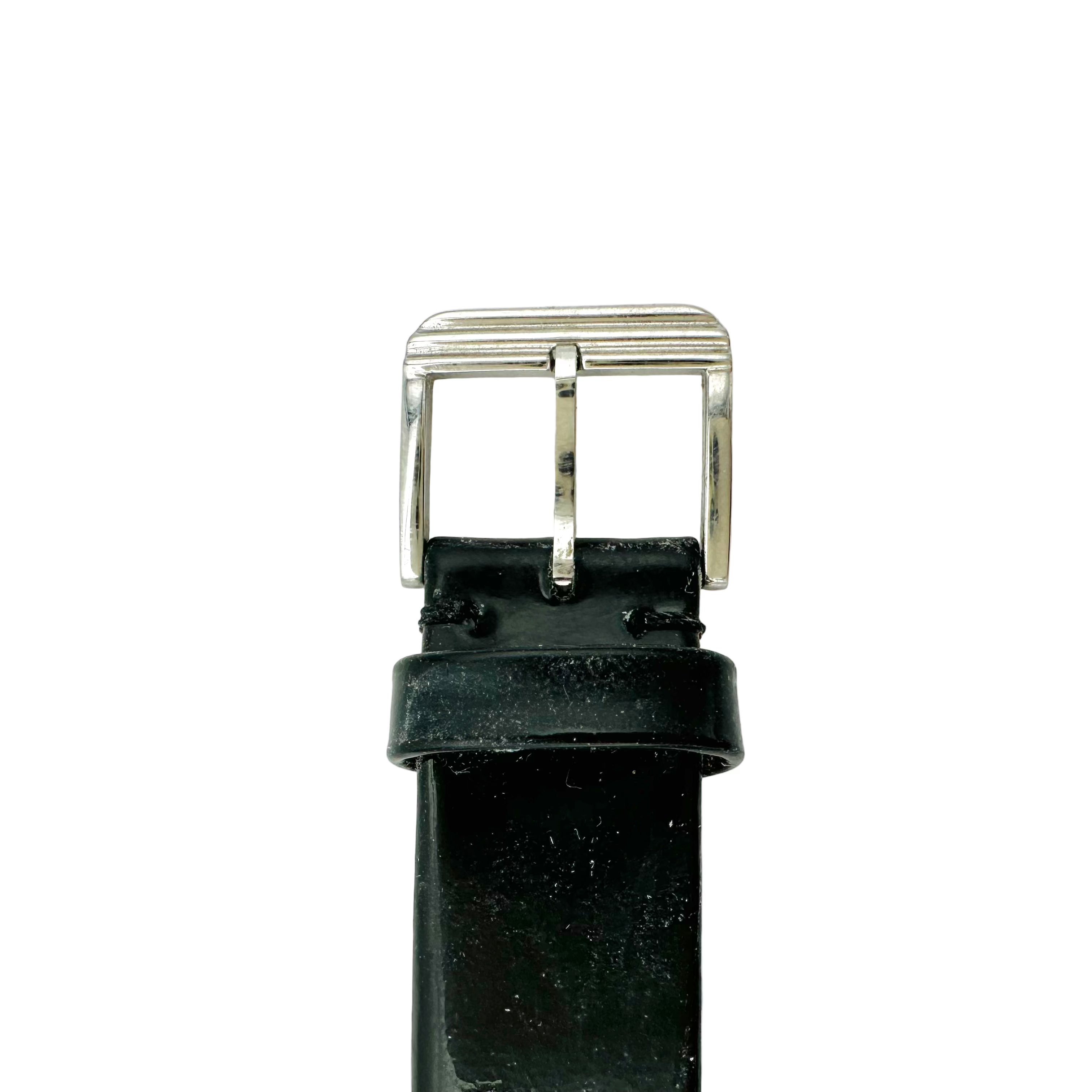 Montre POIRAY "Ma Seconde" en or jaune, nacre et cuir