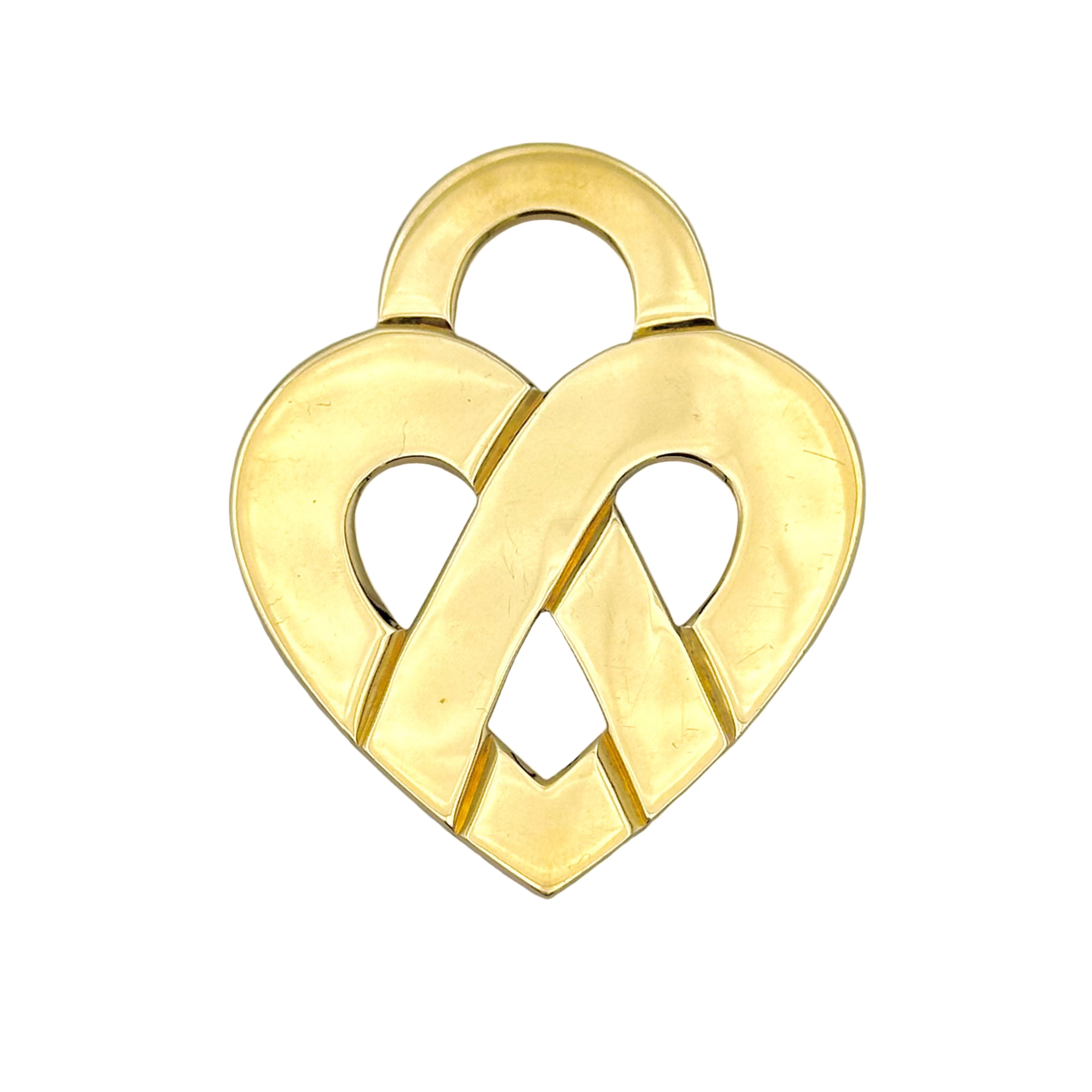 Pendentif POIRAY Coeur GM en or jaune