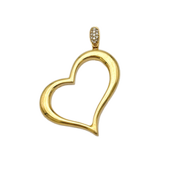 Pendentif PIAGET Coeur en or jaune et diamants