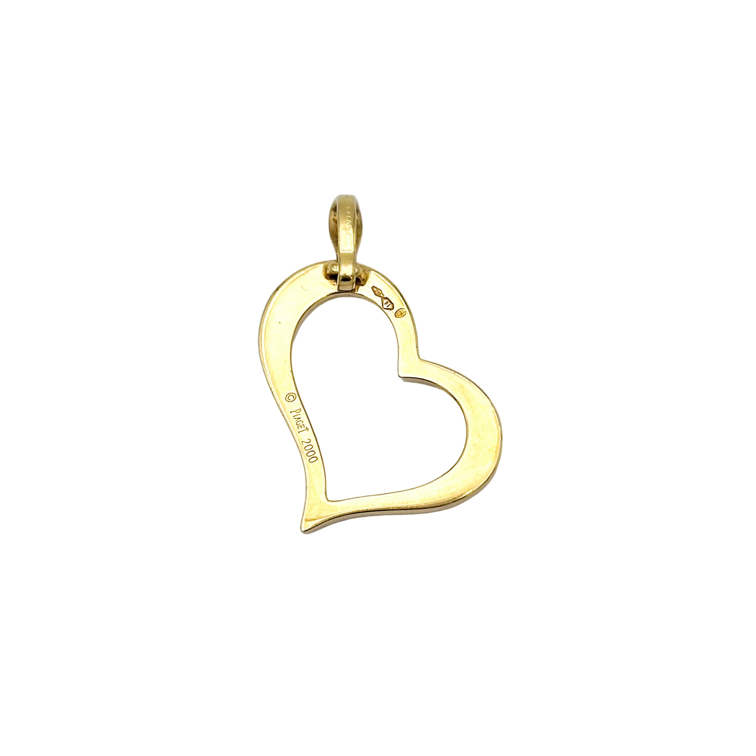 Pendentif PIAGET Coeur en or jaune et diamants