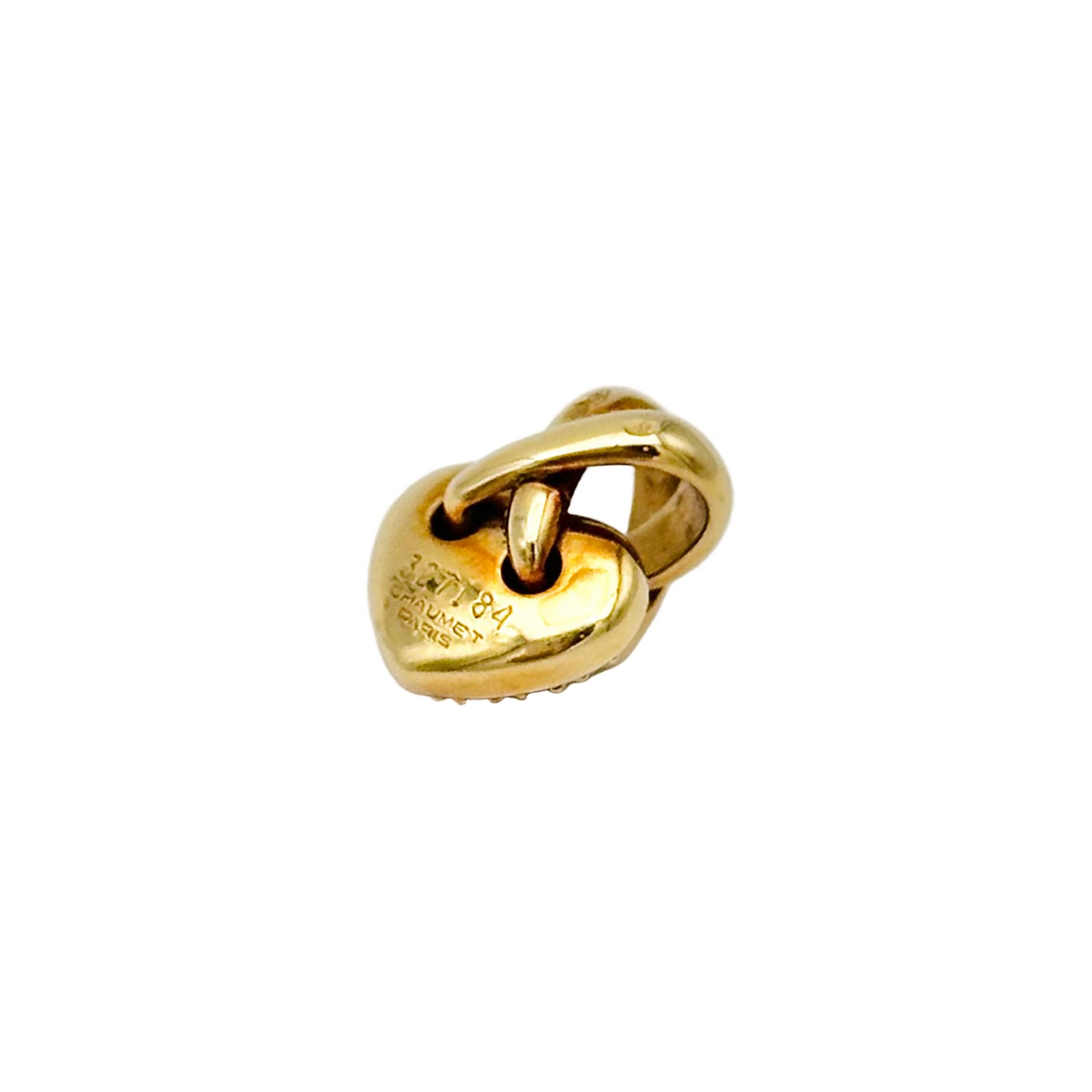 Pendentif CHAUMET Liens Coeur en or jaune et rubis