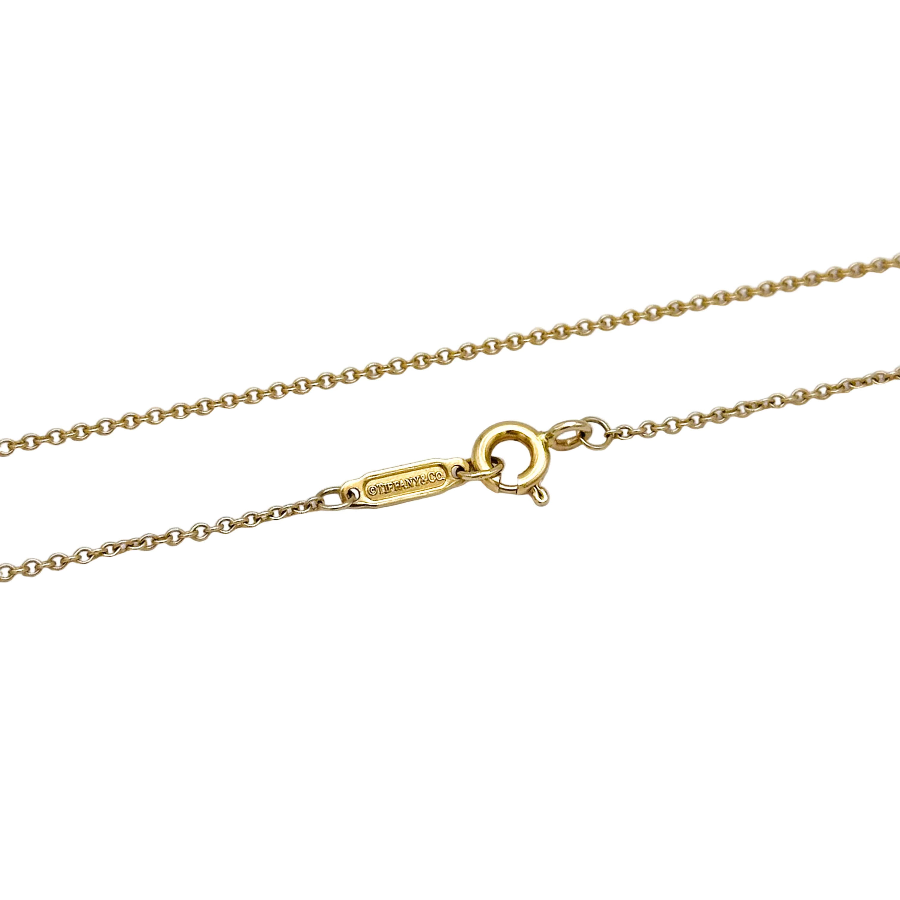 Collier Pendentif TIFFANY & CO. Coeur en or rose et diamants