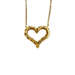 Collier Pendentif TIFFANY & CO. Coeur en or rose et diamants