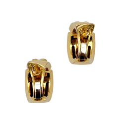 Boucles d'oreilles CHAUMET Liens XL en or jaune et diamants