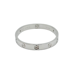 Bracelet Jonc CARTIER "Love" en or blanc et diamants