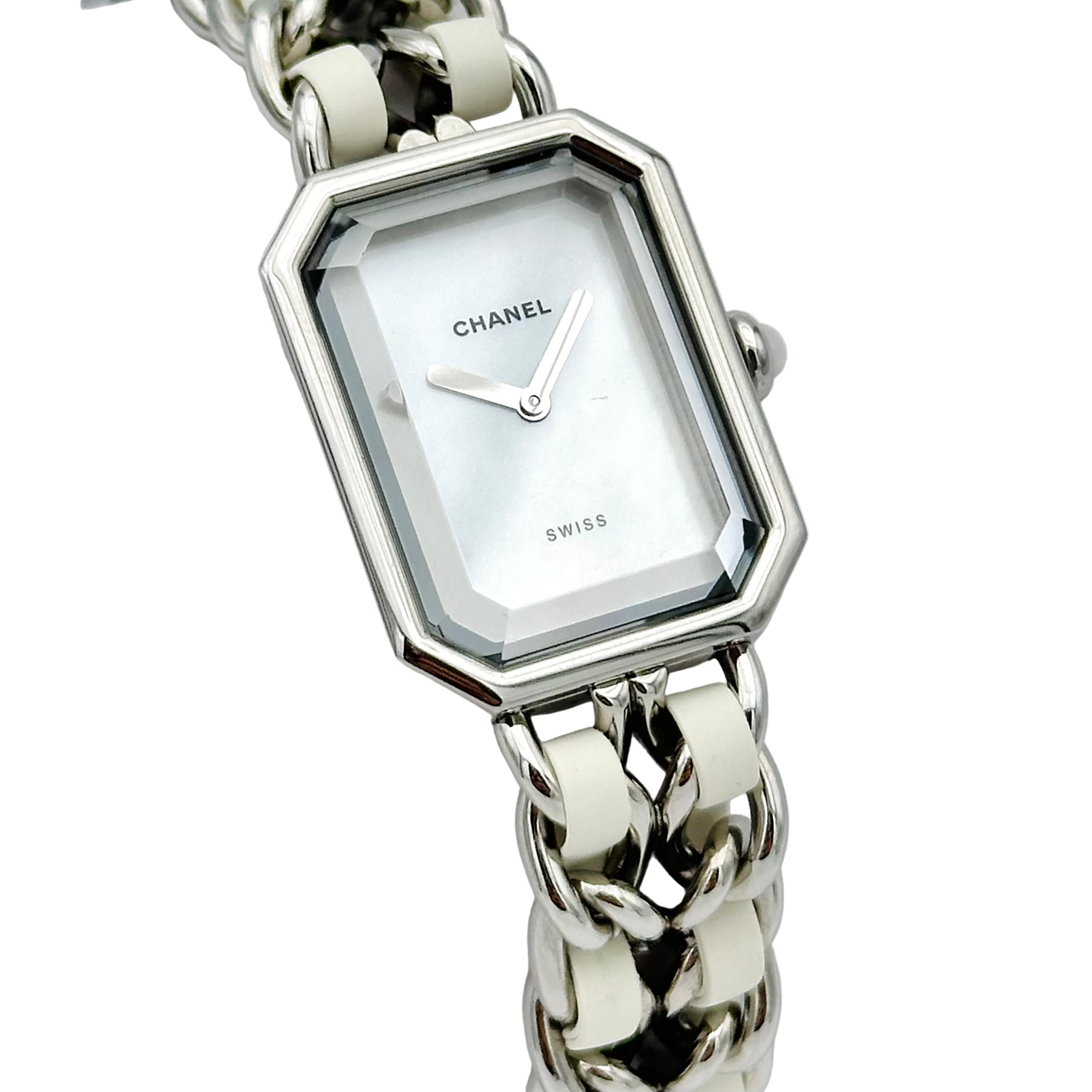 Montre CHANEL Première XL en acier et nacre