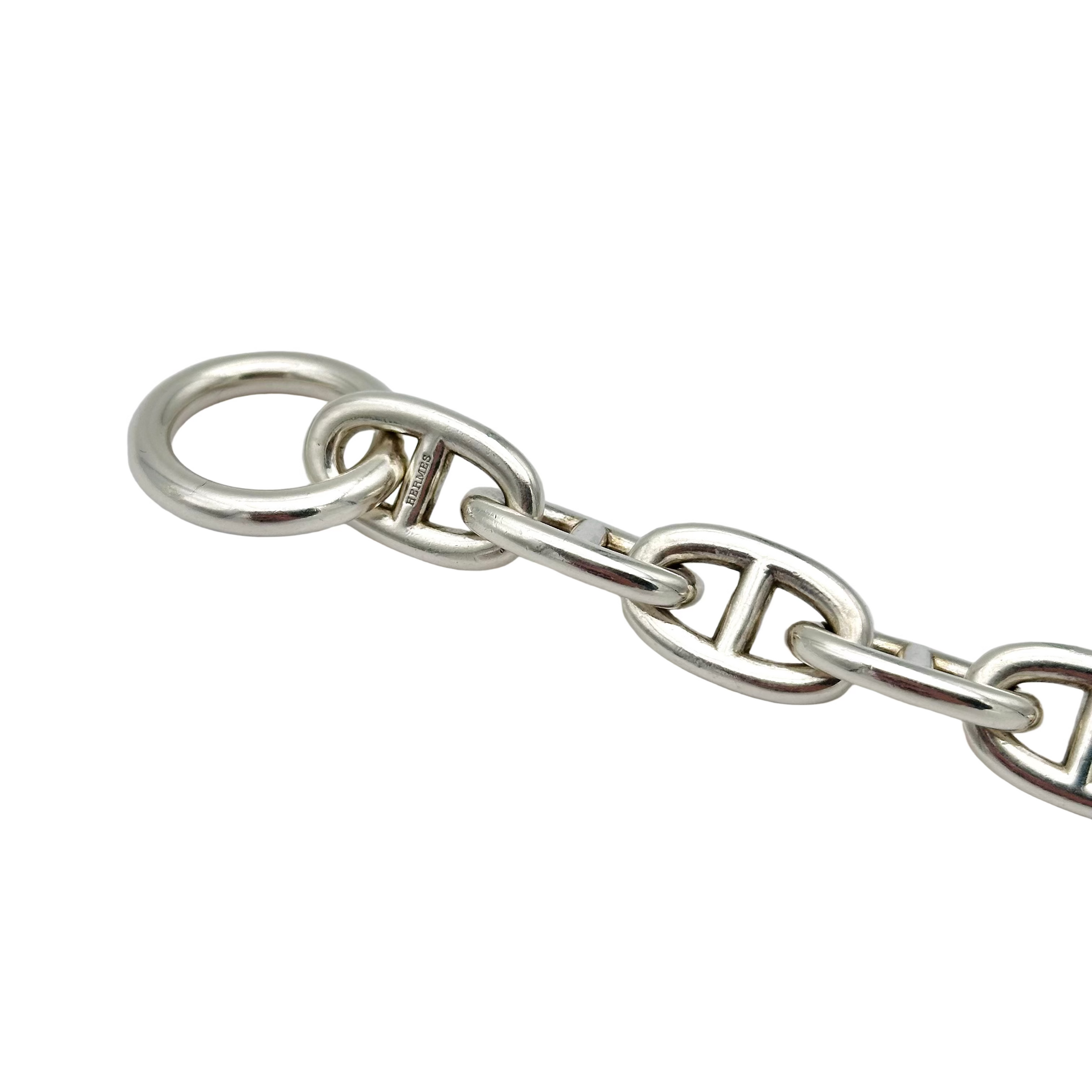 Bracelet Maille marine HERMÈS Chaine d'ancre en argent
