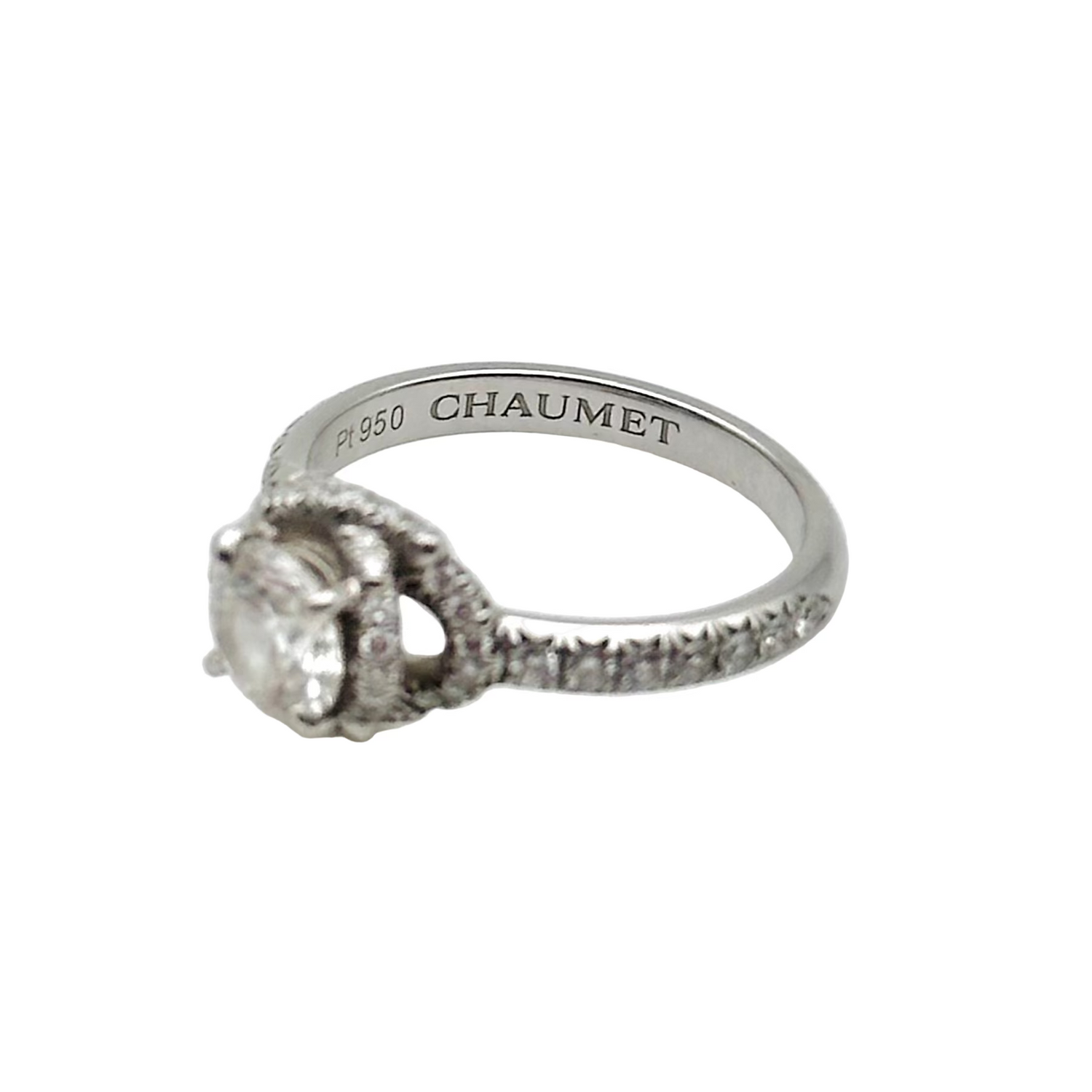 Bague CHAUMET "Liens d'amour" en platine et diamants