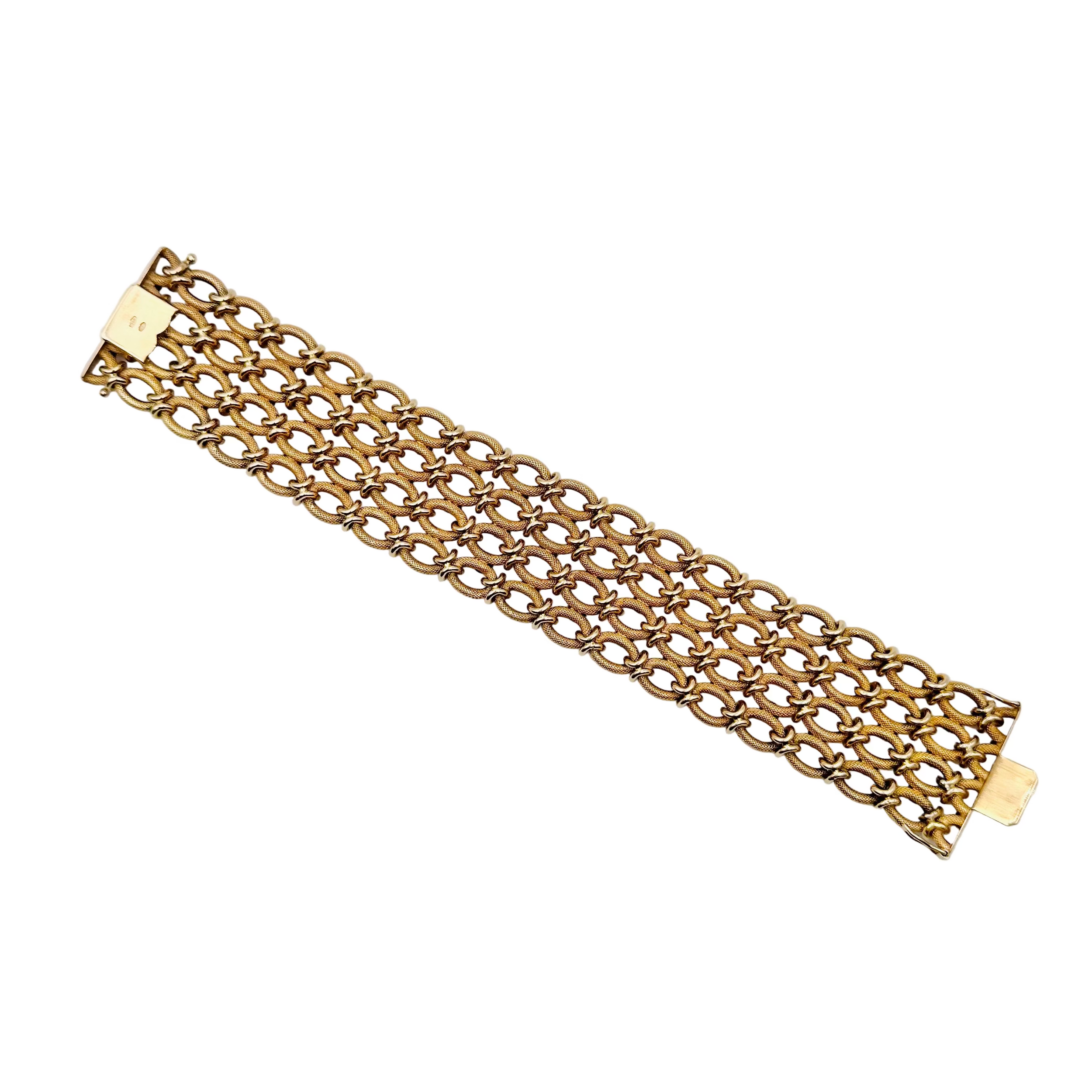 Bracelet Manchette en or jaune