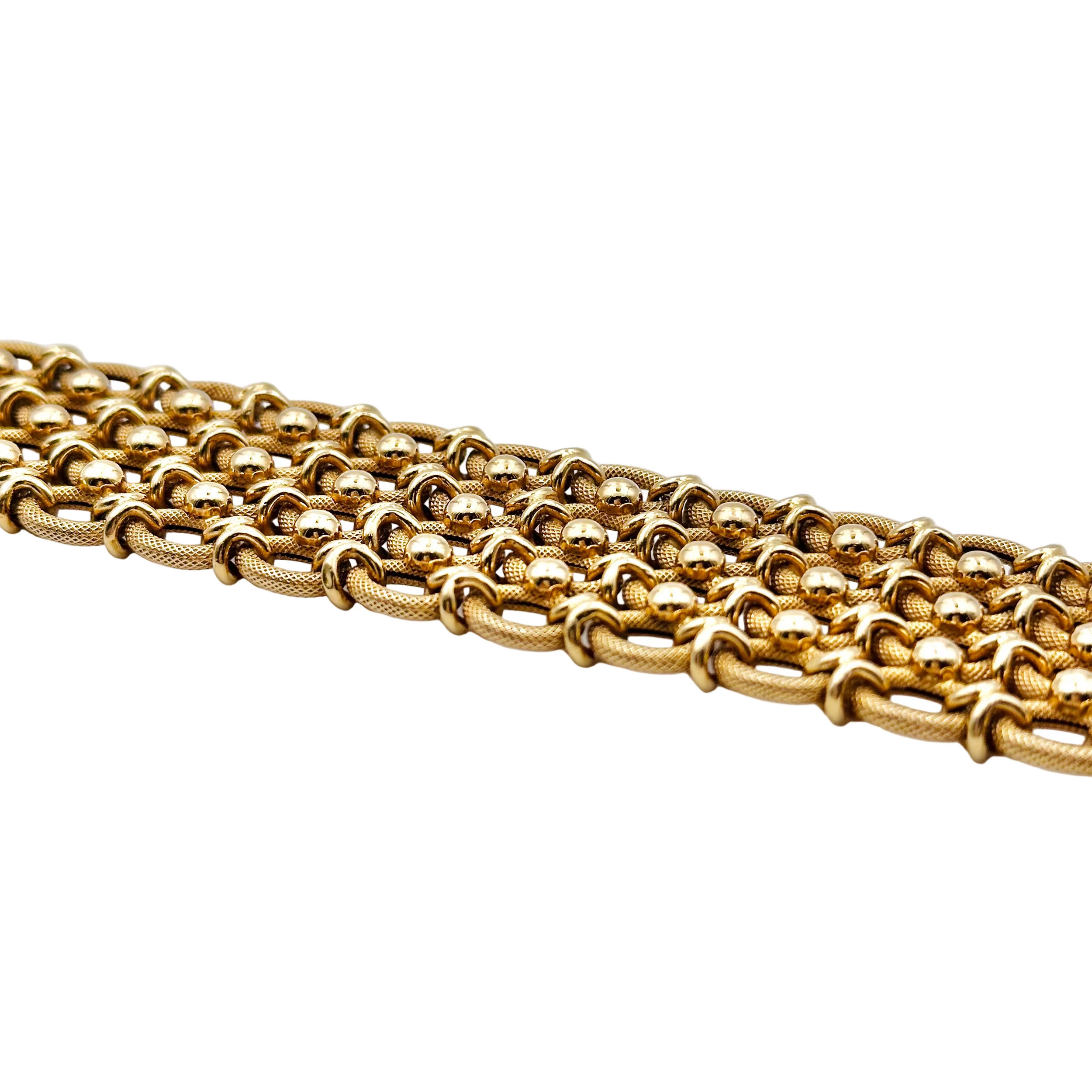 Bracelet Manchette en or jaune