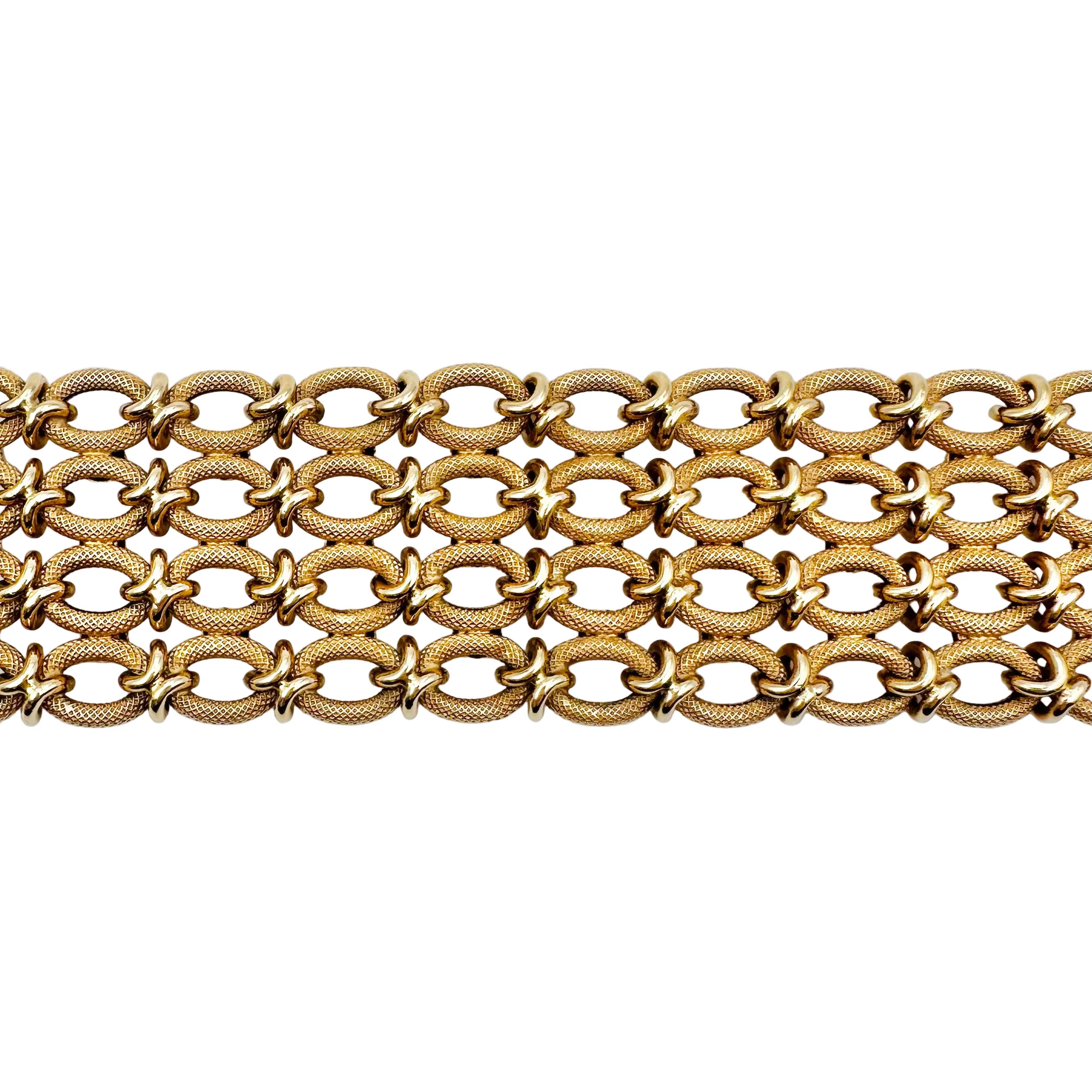 Bracelet Manchette en or jaune