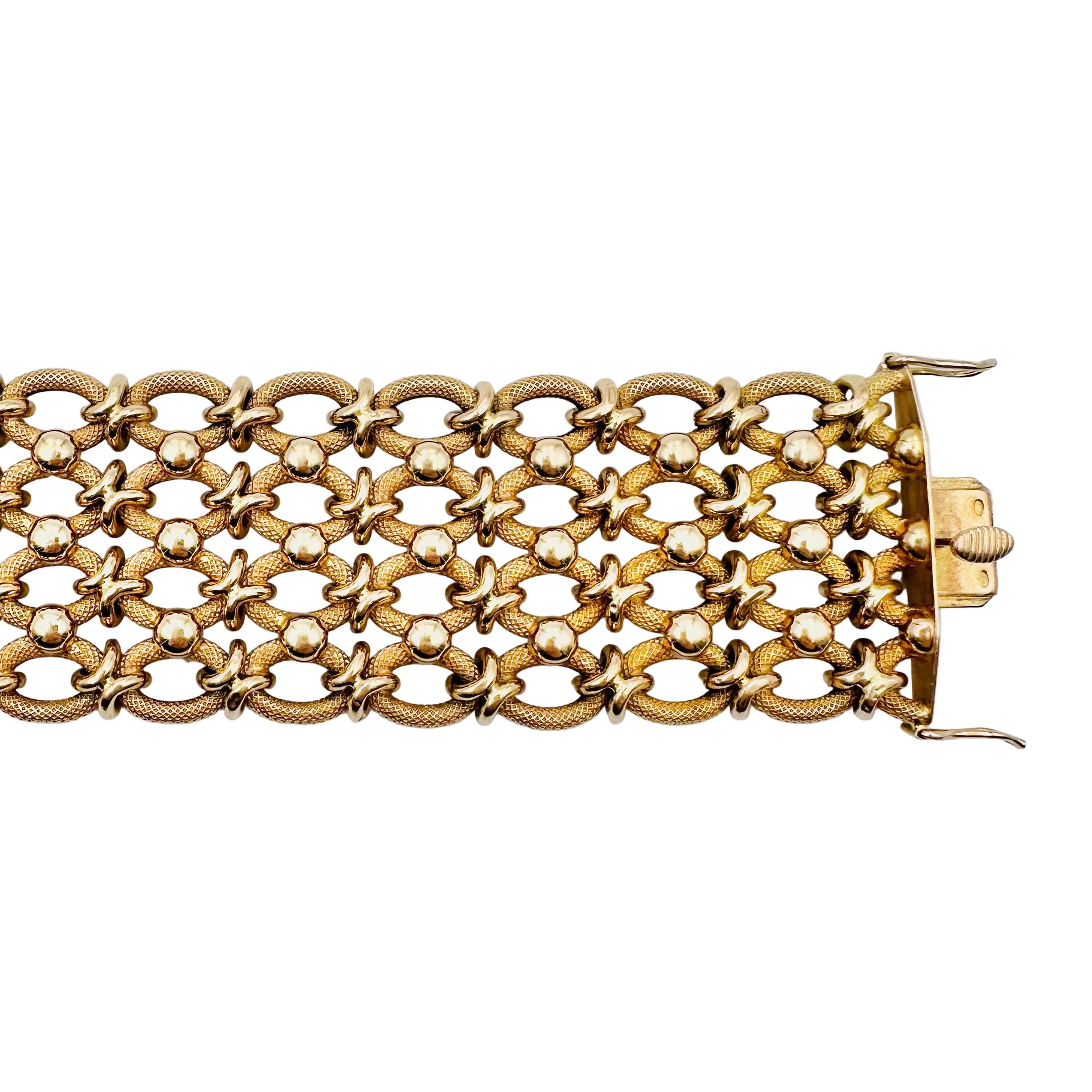 Bracelet Manchette en or jaune