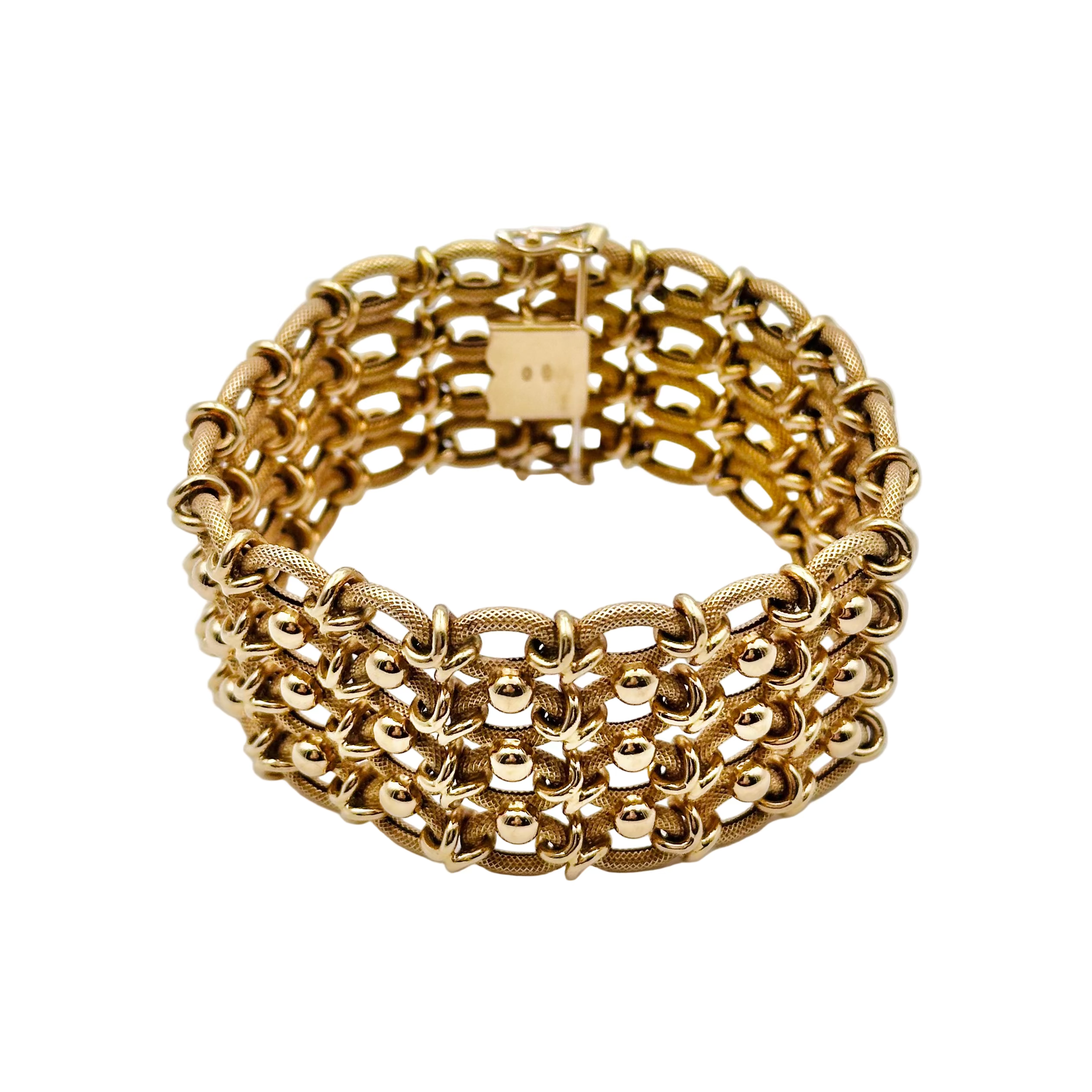 Bracelet Manchette en or jaune