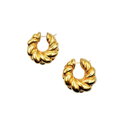 Boucles d'oreilles Créoles CHIMENTO en or jaune