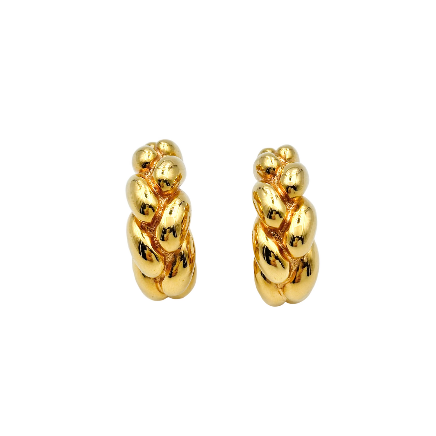 Boucles d'oreilles Créoles CHIMENTO en or jaune